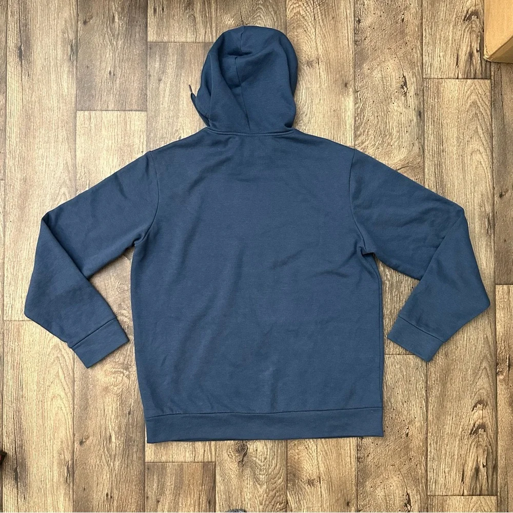 Adidas Golf Hoodie Adult Size L Logo Navy Blue Pullover Soft